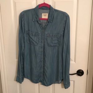 Button down denim shirt